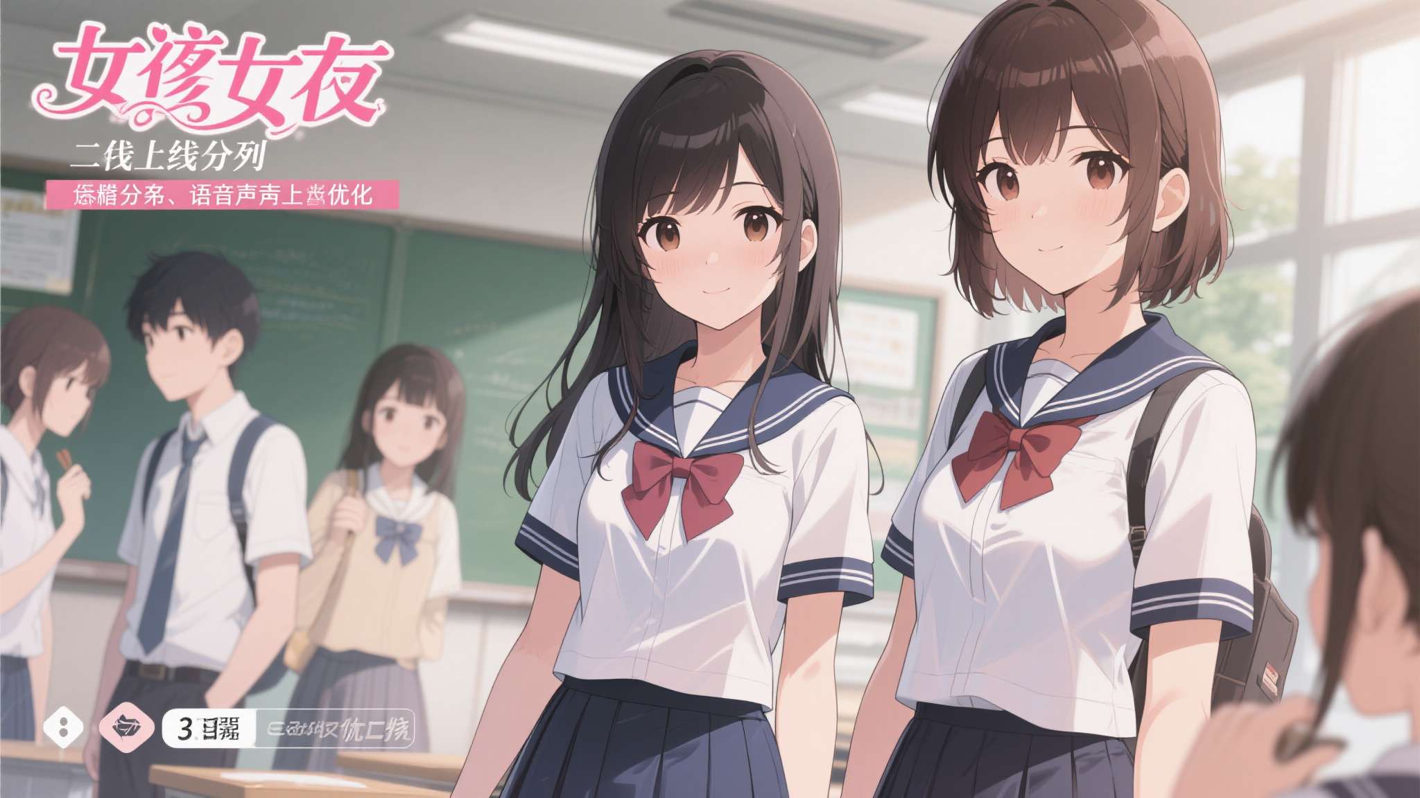 恋爱模拟《制服女友3》定档9月10日!可攻略8位美少女 《制服女友》系列自第一代上线以来,凭借细腻的角色刻画和沉浸式的校园恋爱叙事,积累